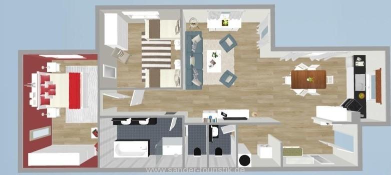 Strandnahe Fewos Mit Terrasse Oder Dachterrasse, Strandhaus Seeblick, Binz Room photo